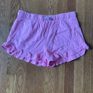 Crewcuts girls 14 cotton ruffle shorts